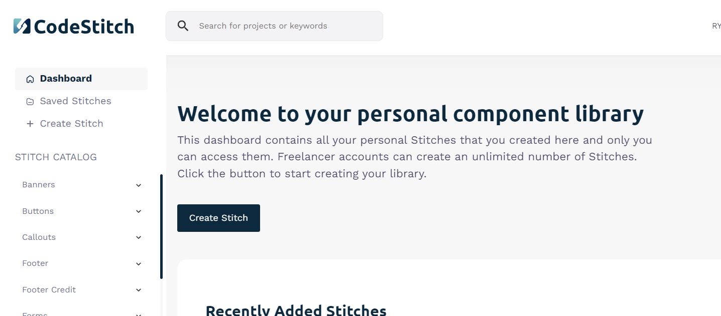 core styles image from cpdestitch dashboard
