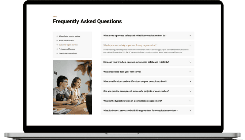 faq template