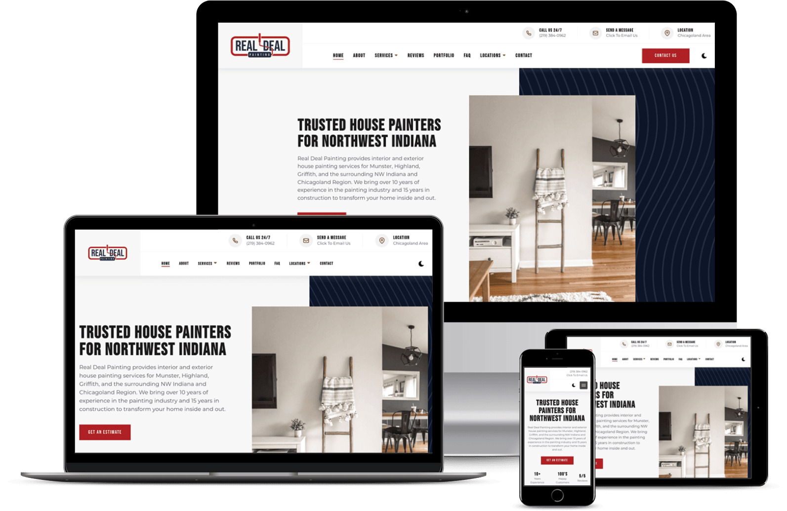 website mockups